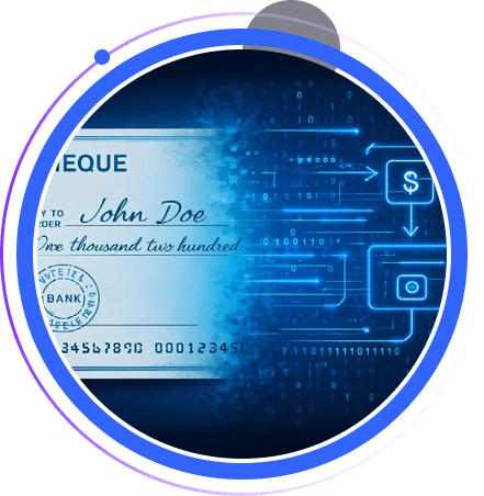 Cheque main